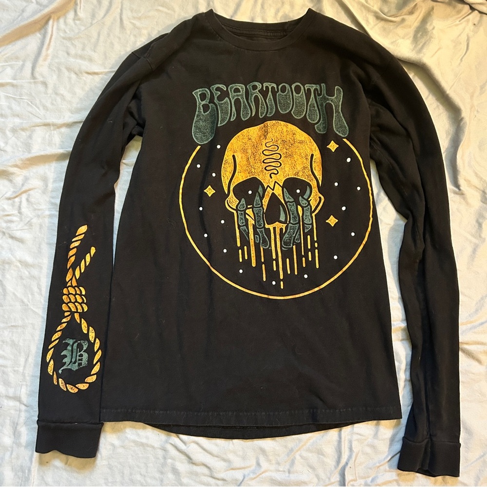Beartooth Black and Gold Long Sleeve Tee